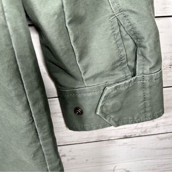 Abercrombie & Fitch Anorak Utility Cotton Canvas Hooded Pull Waist Jacket Small - Picture 5 of 7